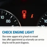 Check Engine Light Illuminated After Missed First Car Service