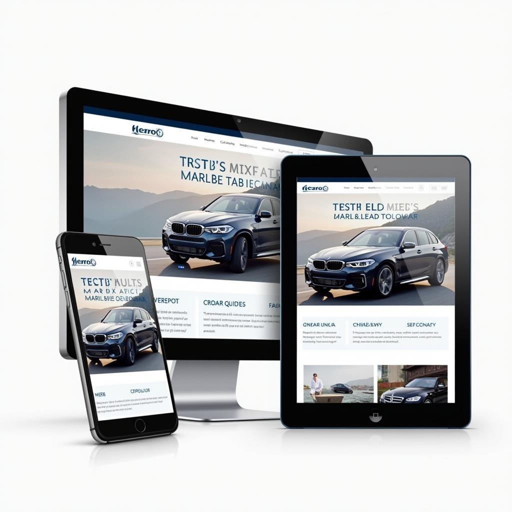 Mobile Responsive Car Service Website