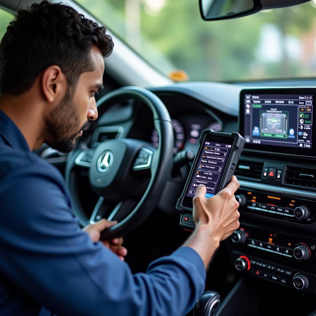 Ferramentas modernas de diagnóstico de AC de carro em Madavakkam