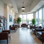 Modern Car Service Center Waiting Area