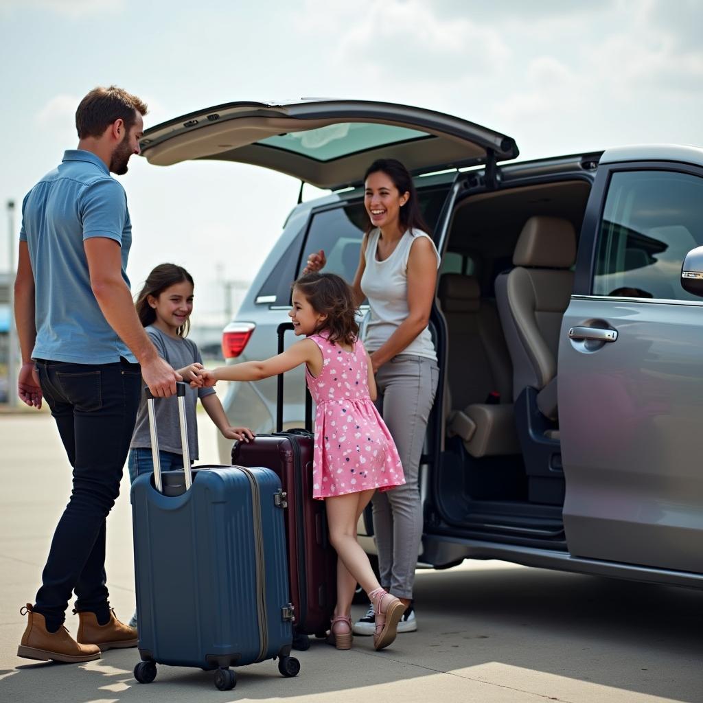 Family Traveling with Minivan at MRY Airport