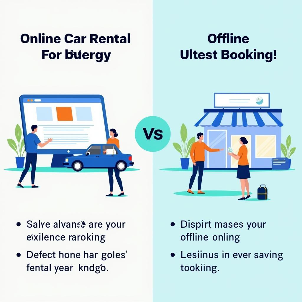 Online vs. Offline Car Rental Booking in Mumbai