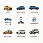 Various car rental options available in Mumbai