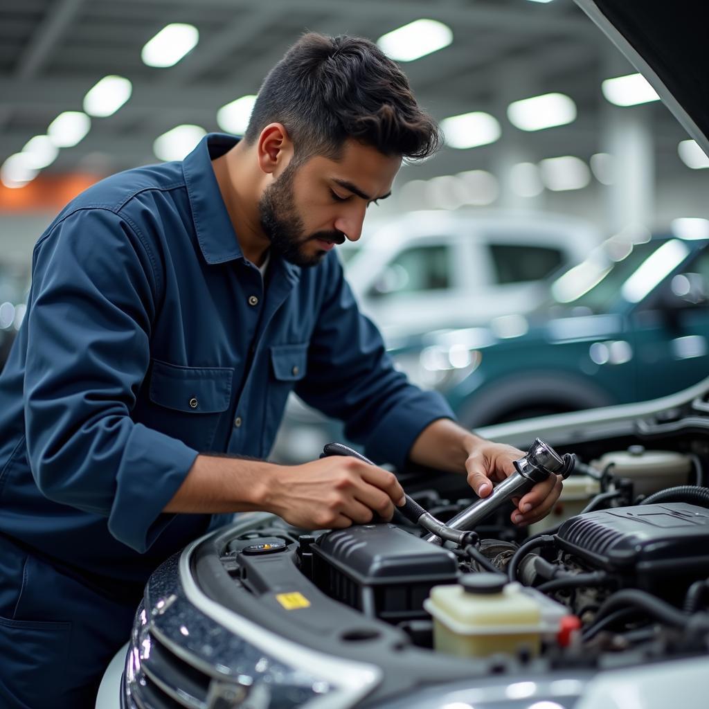 Experienced Technician at Neelkamal Car Service Center in Ajmer