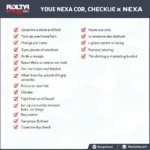 Nexa Car Service Checklist Vapi