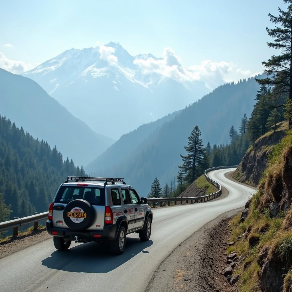 North Bengal and Sikkim taxi service navigating scenic mountain roads