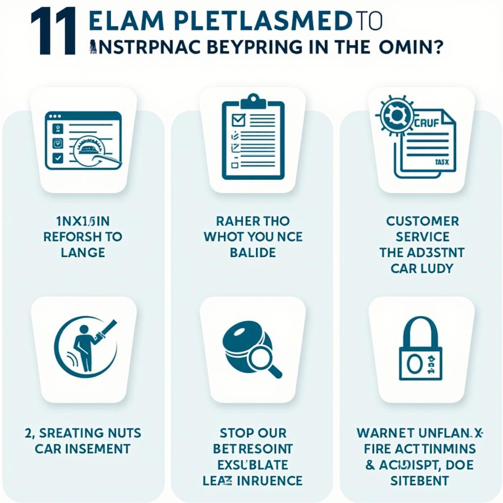 Omni Car Insurance Claims Process Infographic