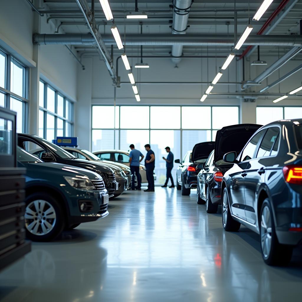 Modern Omni Car Service Center in Sivagangai