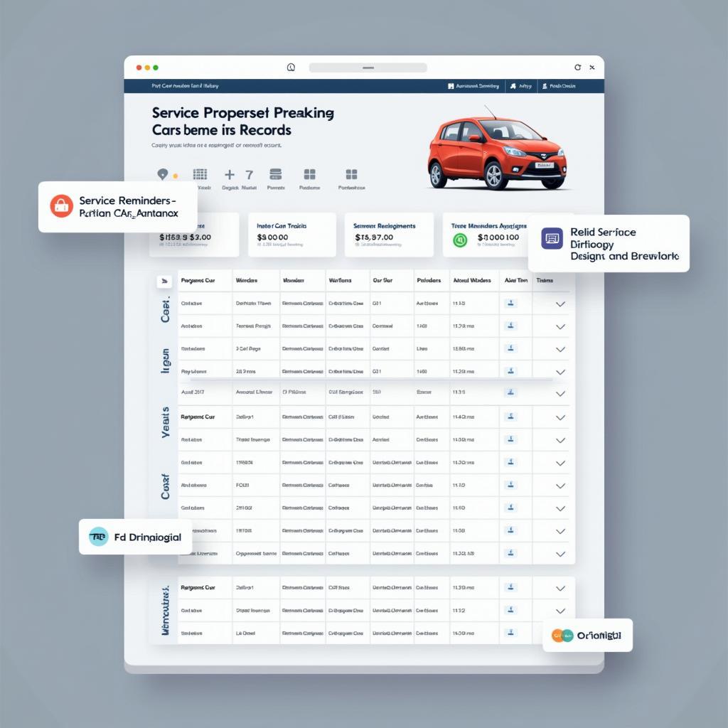 Online Car Service Records Portal