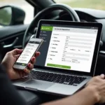 Booking a Mazda service online