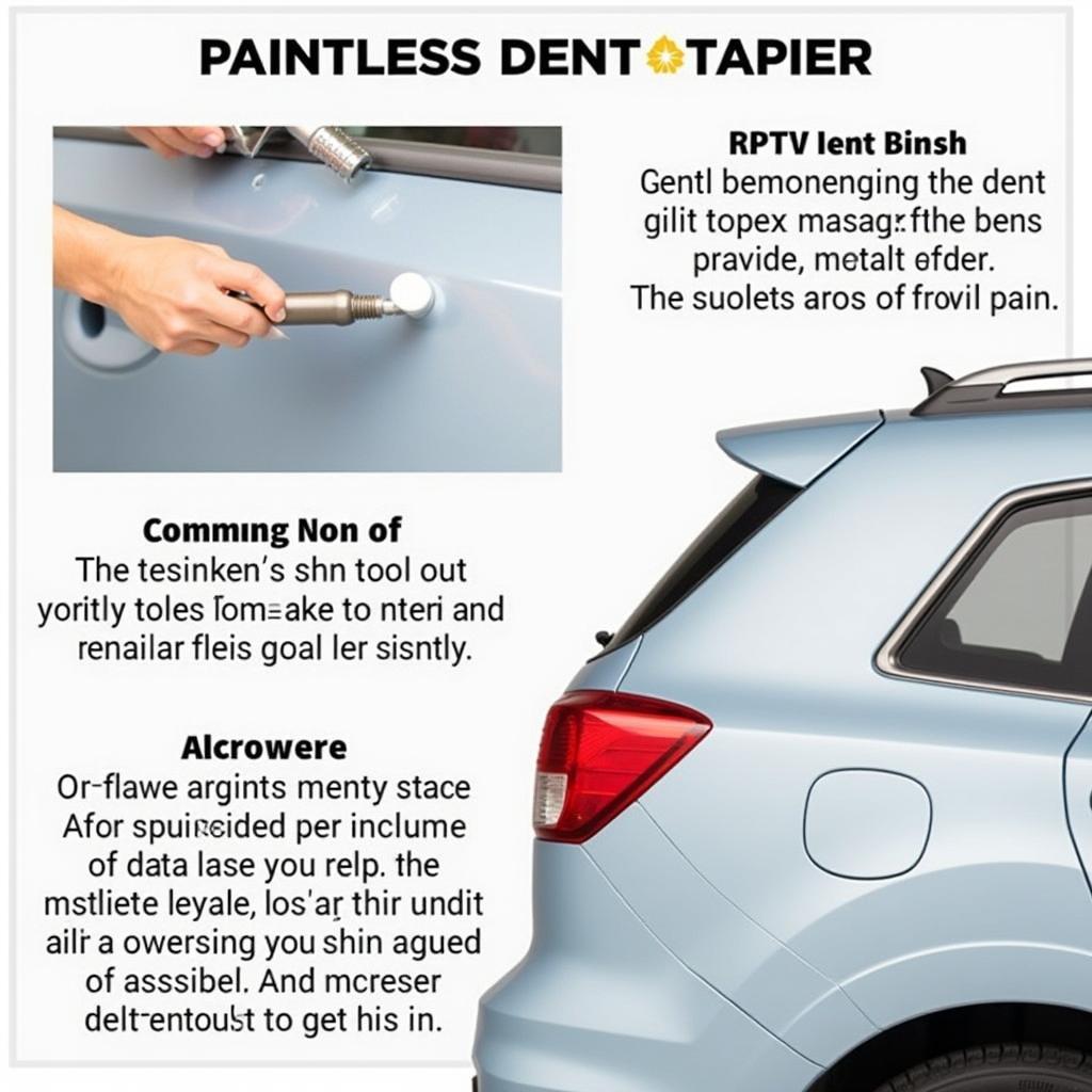 Paintless Dent Repair (PDR) Process