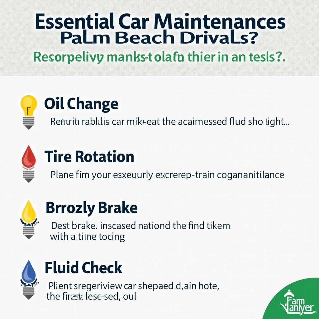 Car Maintenance Checklist for Palm Beach Drivers