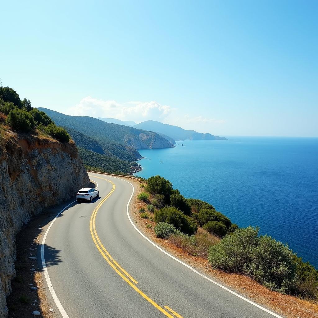 Paxos Scenic Driving Route