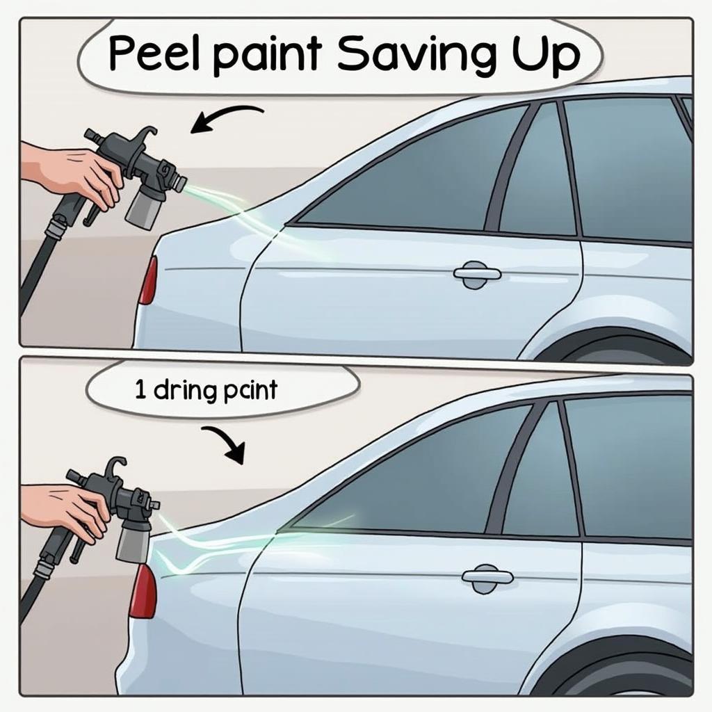 Applying Peelable Car Paint