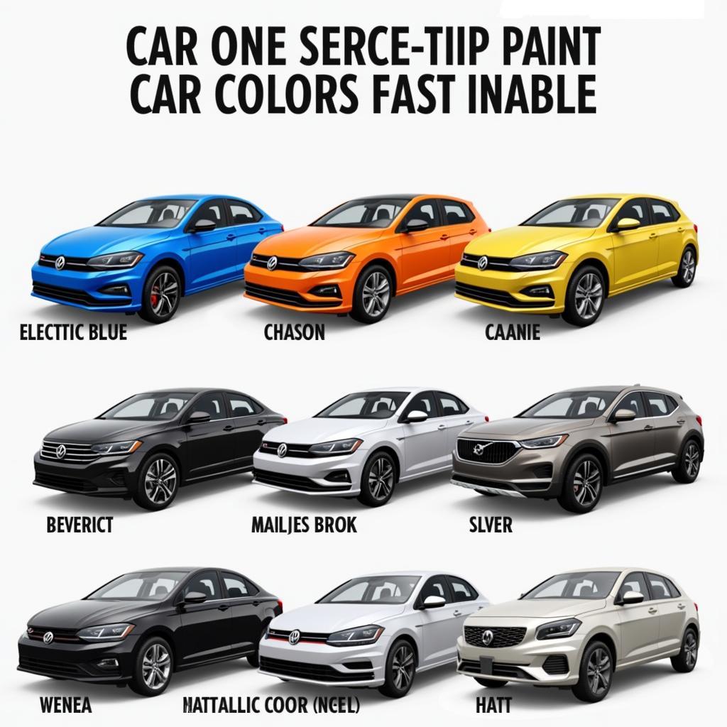 Peelable Car Paint Color Options