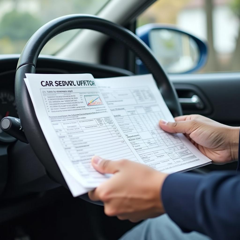 Presenting Car Service Information Effectively