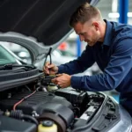 Car Inspection During Preventive Maintenance Service