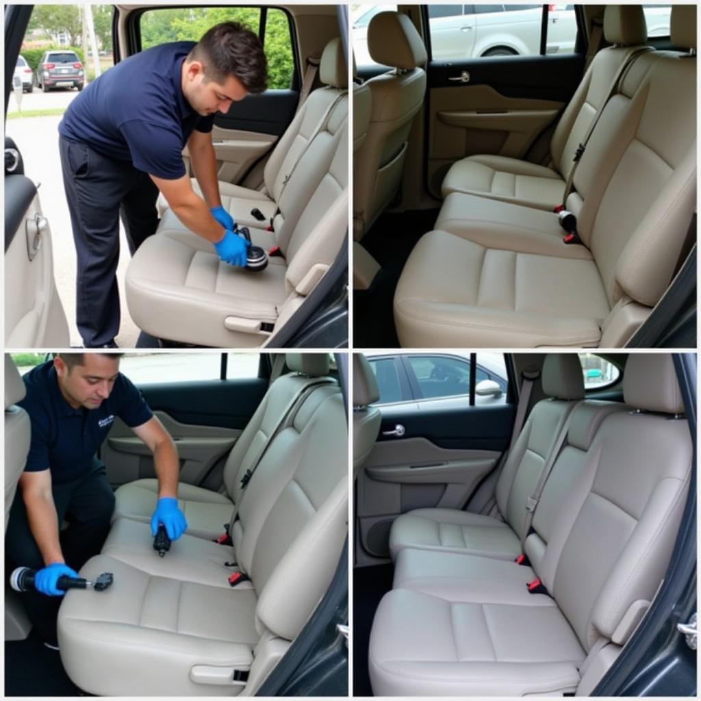 Professional Car Upholstery Cleaning Process in Detail