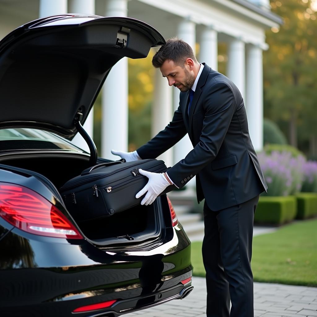 Professional chauffeur providing car service from Greenwich to JFK