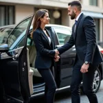 Professional Chauffeur Providing a Premium Car Service Experience