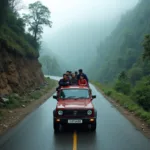 Professional Driver Navigating the Mountain Roads from Siliguri to Pelling