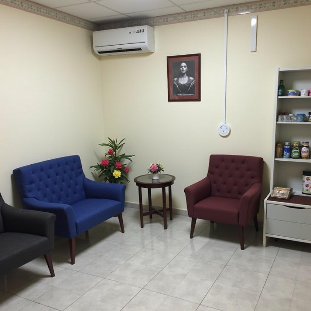 Comfortable Customer Waiting Area at Radiant Car Service Faridabad