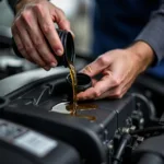 Regular car service oil change in Footscray