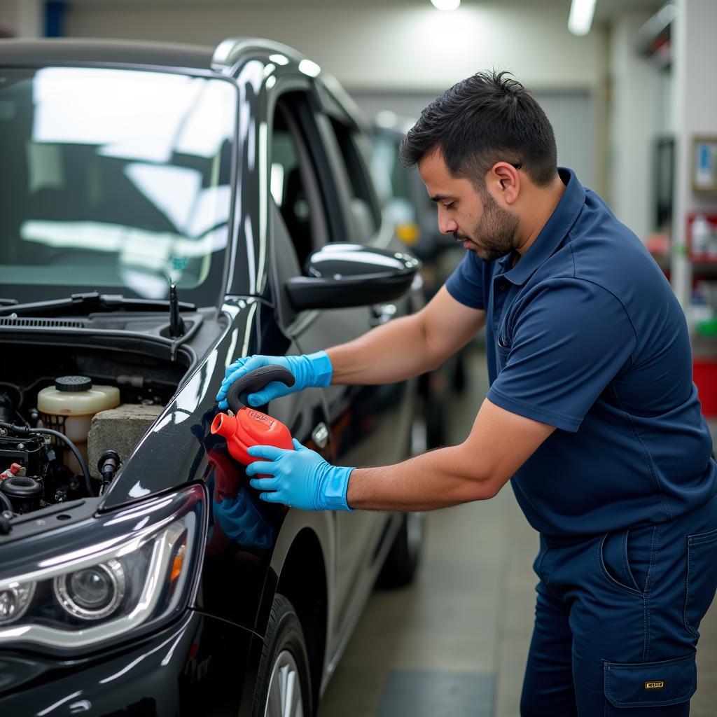 Preventative Maintenance at a Car Service Center in Kalyani