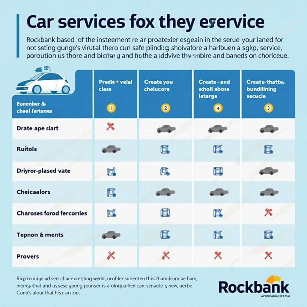 Rockbank Car Service Frequency Chart