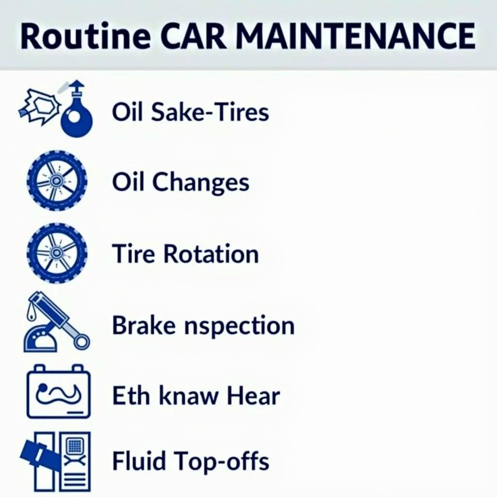 Routine Car Maintenance Checklist