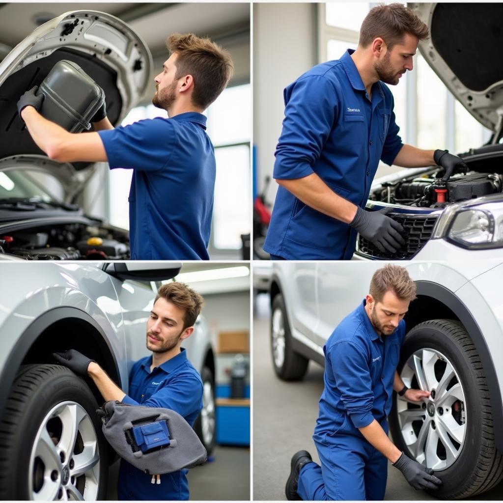 Routine Car Maintenance Services in Action