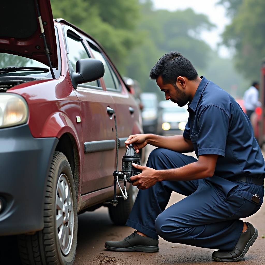 Santro Car Emergency Service Madurai Roadside Assistance