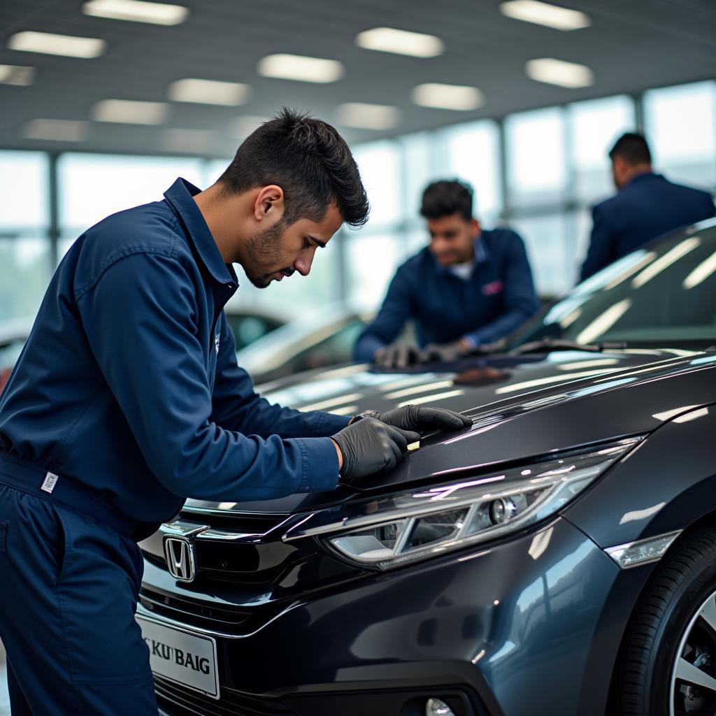 Sapphire Honda Service Center Technicians in Bengaluru