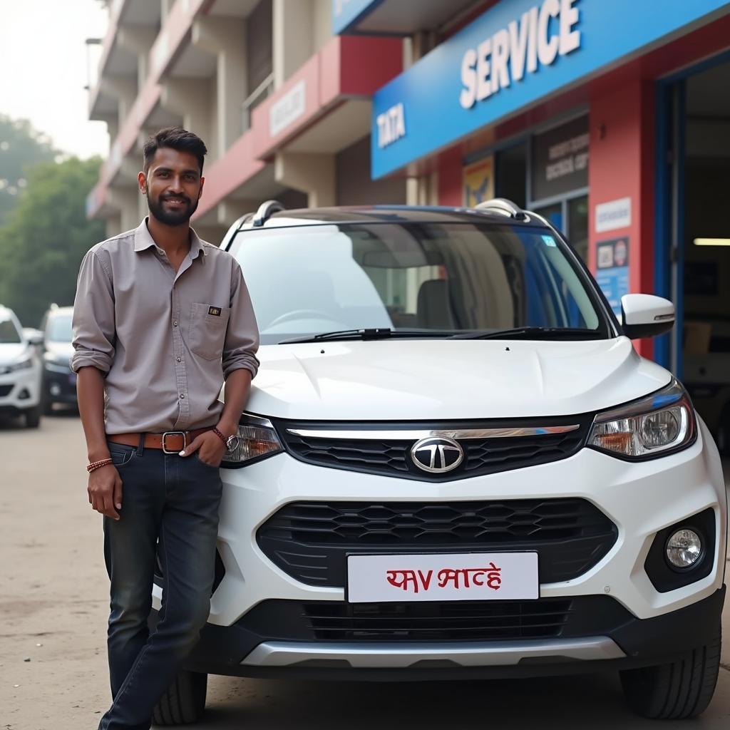 Satisfied Tata Car Owner in Haridwar after Service