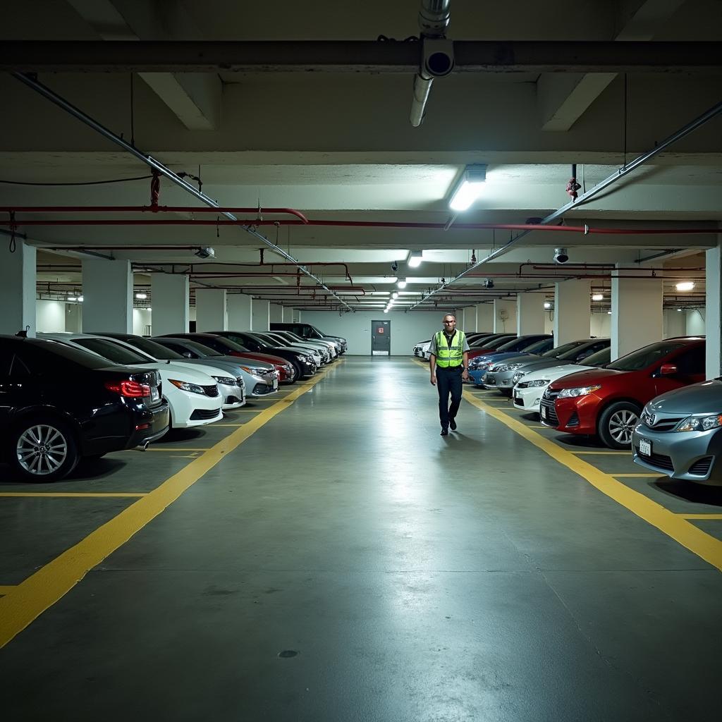 Secure Hotel Car Rental Parking