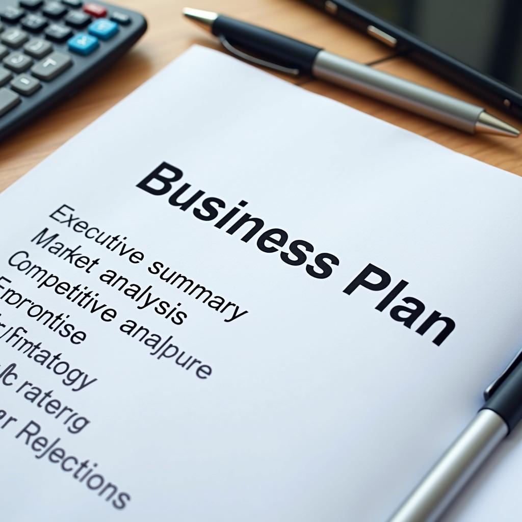 Creating a business plan for a self-driven car service