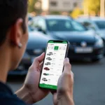 Self Service Car Hire Mobile App - Booking a car via a mobile app for a seamless and convenient experience