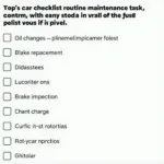 Skoda Car Regular Maintenance Checklist