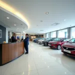 Tata Car Service Reception Area