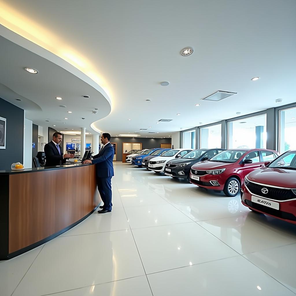 Tata Car Service Reception Area