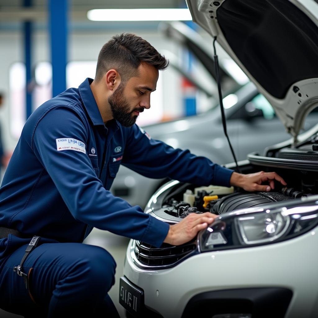 Tata Certified Technician at Work