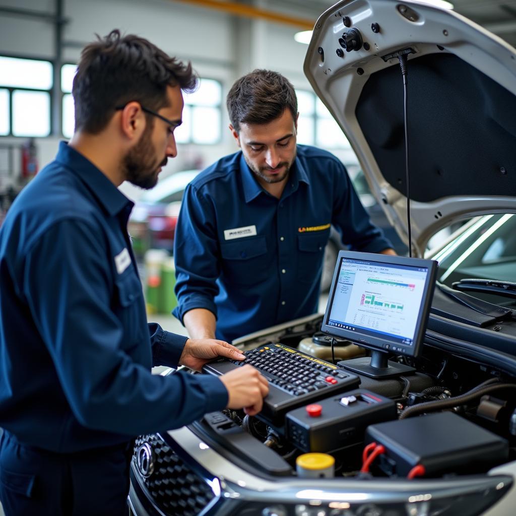 Tata Motors Certified Technicians at Work