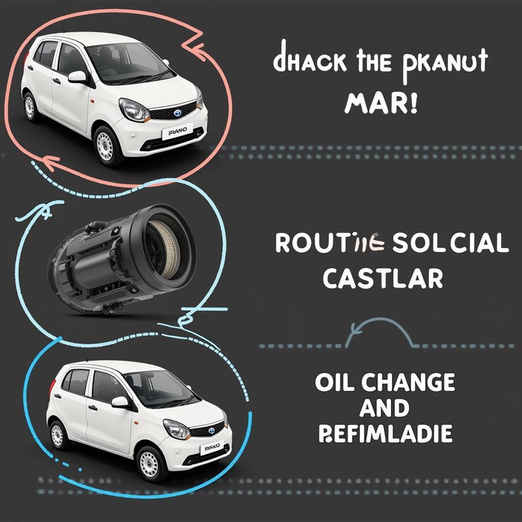 Tata Nano Undergoing Routine Maintenance