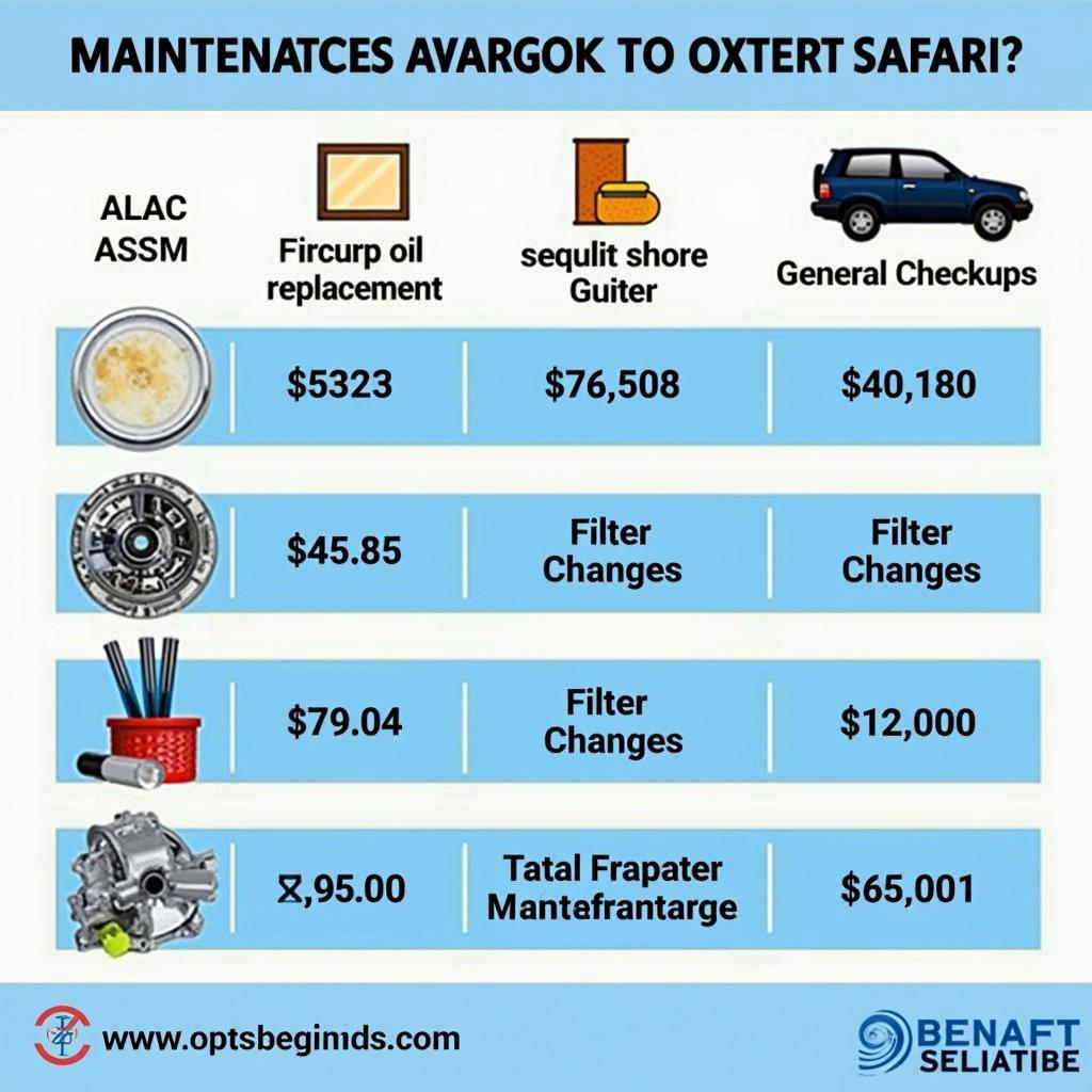 Tata Safari Regular Maintenance Cost Breakdown