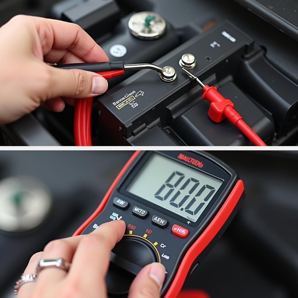 Testing a Car Battery with a Multimeter