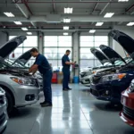 Certified Technicians in a Texas Auto Repair Shop