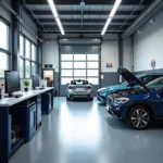 Modern Thirsk Car Service Garage Interior