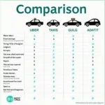 Comparing Uber with taxis and public transport in Toronto