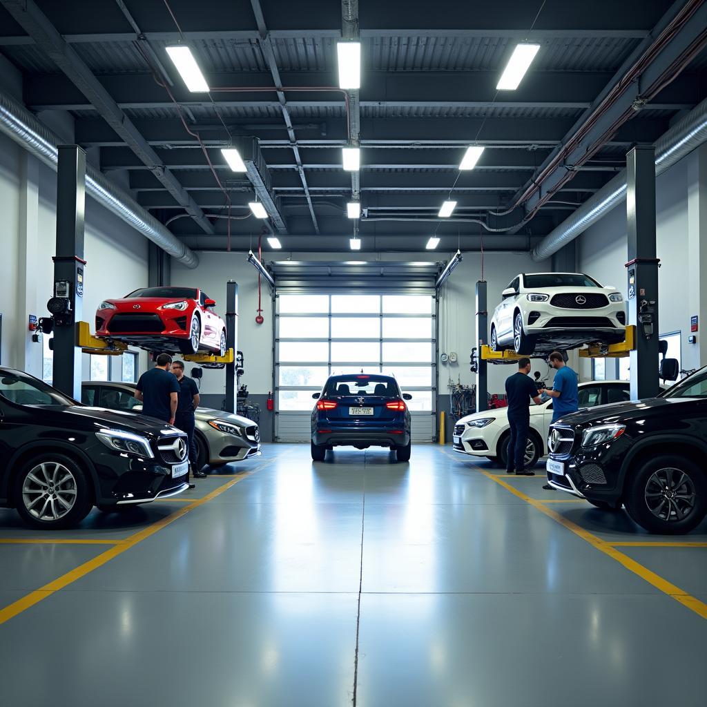 Modern and well-equipped multi-brand car service center at Torque Auto Workz