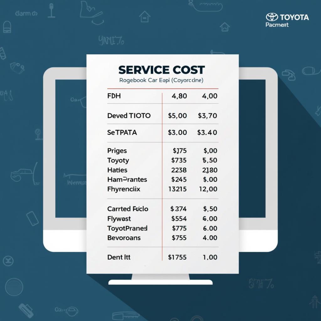 Toyota Car Service Cost in Kalyan